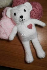 Knitted bear