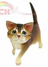 Creative Park-Paper Model Cats-Free Pattern