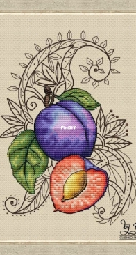 Lace plum by Ksenia Glushkova (by Ksu/Ксю)