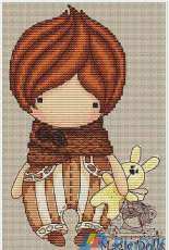 EB Design Magic Dolls Boy with Rabbit by Mila Vozhd and Ekaterina Gafenko