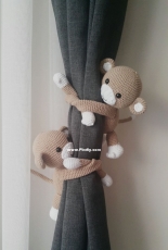 Monkeys Curtain Tieback
