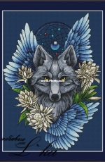 Lkacross Natalya Orekhova - Dream Catcher Wolf_1 XSD