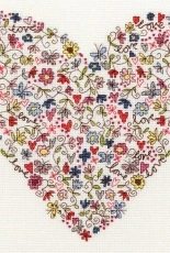 Bothy Threads - XKA1 - Love Heart in PCS / Anchor.