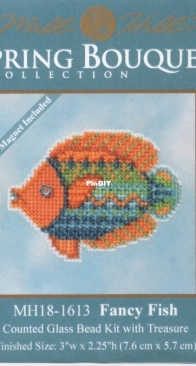 Mill Hill - MH18-1613 - Spring Bouquet Collection - Fancy Fish