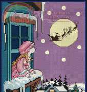 Silent Night - Window Scene from Cross Stitcher UK 127