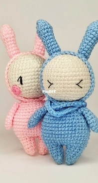 Tulip Yarn Crafts - Ines Abad - Lily and Mike the Bunnies