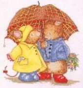 DMC K1205 Country Companions - Rainy Romance