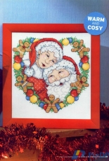 Mr and Mrs Claus by Joan Elliott from The World of Cross Stitching TWOCS 143