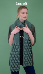 Lincraft - P015 Bobble Stitch Scarf - Free
