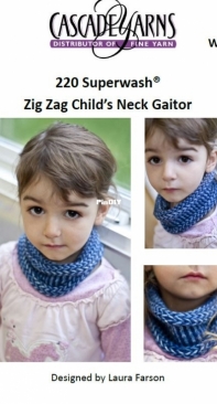 Zig Zag Childs Gaitor - Free