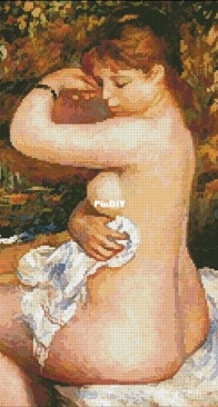 Artecy Cross Stitch - After the Bath by Renoir