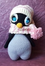 Pompom hat pingvin