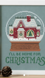 Wild Violet Cross Stitch - Ill Be Home 2020