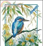 Flash of Blue by Lesley Teare from Cross Stitch Collection 207