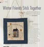 Jean Devereux-Winter Friends Stick Together-Free Quilt Pattern
