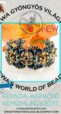 Ewa Design - Ewa Gyongyos Vilaga - Krynda Bracelet - Hungarian / English