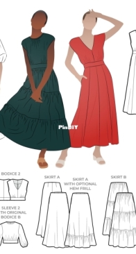 Style Arc - Trinnie Dress Extension Pack - Sizes AU 10-22