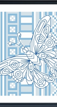 Blue Butterfly by Durene Jones - Free
