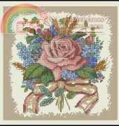 Dimensions - The Gold Collection Petites 6995 Rose Bouquet XSD
