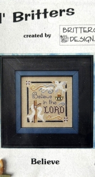 Brittercup Designs - Lil Britters -  LB 09 -  Believe