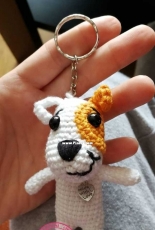 Dog keychain.