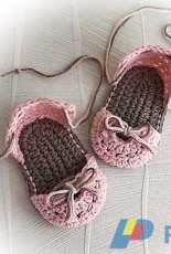 Elifine Designs - Mammino Designs - Aida - Crochet Baby Booties Number 35