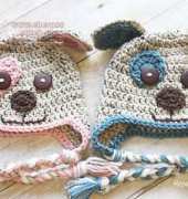 RepeatCrafterMe - Crochet Puppy Hat by Sarah Zimmerman