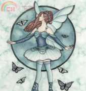 HAED HAEJG 056 Butterfly Ballerina Teal by Jessica Galbreth