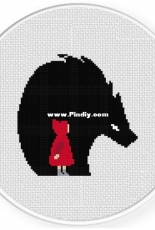 Daily Cross stitch - Red Riding Hood