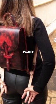 Vasile and Pavel - Backpack Anne - Leather
