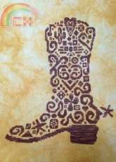 White Willow Stitching #000-312 - Tribal Cowboy Boot