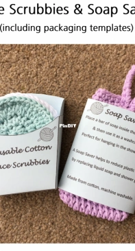 Laura Loves Crochet - Laura Sutcliffe - Face Scrubbies and Soap Saver