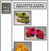 Studio Knits - Elf child Fairy shoes and Sunshine