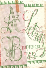 Letras Ponto de Cruz Nº 45 - 1962 (Spanish)