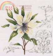 Lanarte 34833 White lily and ornaments
