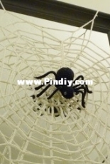 Yana Knits - Halloween Spider and Web - Free