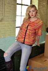 Cropped Summer Swing Cardi by Made in America Yarns-Free