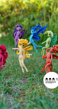 Fiber Figments - Sabrina Maria Pagh - Rainbow Pixies
