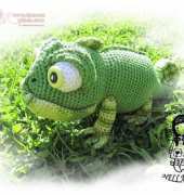 Jolly Crocheting- NellaGold - Martina Lůžová - 061 Chameleon Pascal 3D