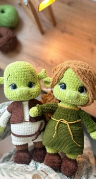 Parkaeva HM - Parkaeva Anastasia - Паркаева Анастасия - Ogres Shrek and Fiona - Огрики - Russian