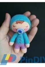Crochet Art Design - Maria Muller - Sleeping Baby - German - Free