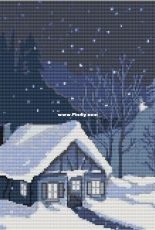 Luca-S B343 House in the Snowdrifts / Домик в сугробах-XSD