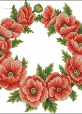 Otwo Design OC-16-164 - Poppy Wreath