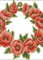 Otwo Design OC-16-164 - Poppy Wreath