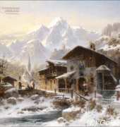 Golden Kite 1875 - Schmiede im Winter (Smithy in the winter)