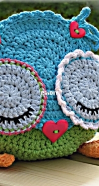 Nella golds Crocheting - Handbag Owl Love pattern 170