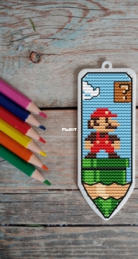 Pencils. Mario by Ksenia Novikova