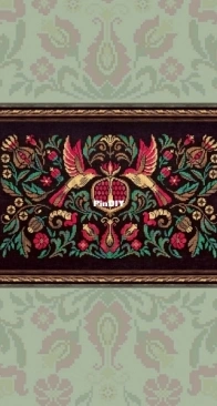 OwlForest Embroidery Pomegranate Bird Night Songs  XSD + PCS