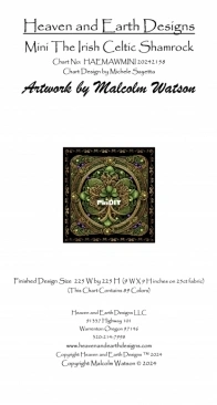 HAED - HAEMAWMINI 20242158 - Mini The Irish Celtic Shamrock by Malcom Watson XSD & PCS