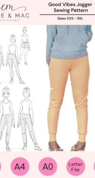 Ellie and Mac - Good Vibes Jogger - Sizes XXS-5XL